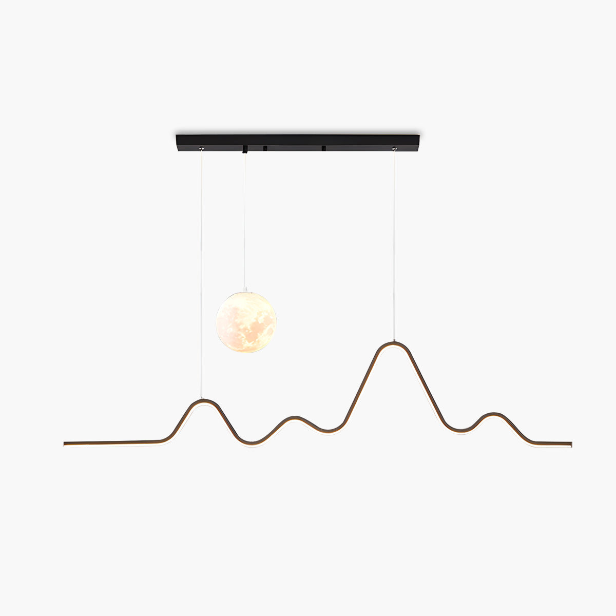 Feyran Louise Minimalist Wavy Pendant Light for Dining Room