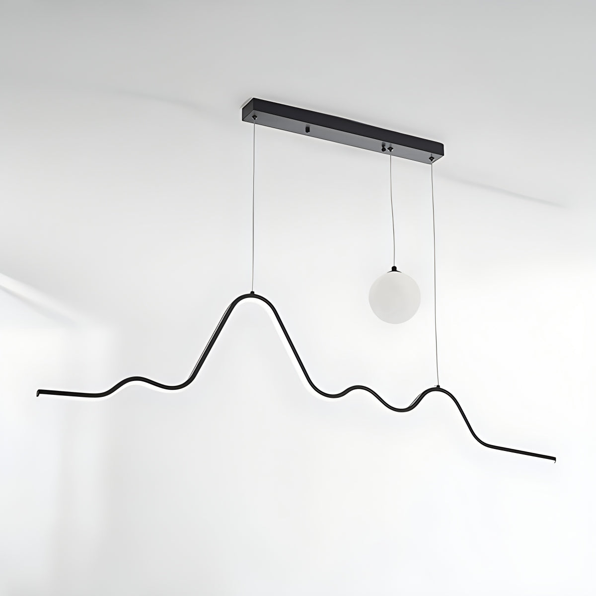 Feyran Louise Minimalist Wavy Pendant Light for Dining Room