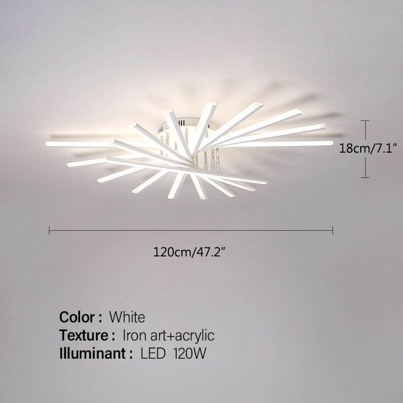 Feyran LED Strip Fan-Shaped Ceiling Lamp