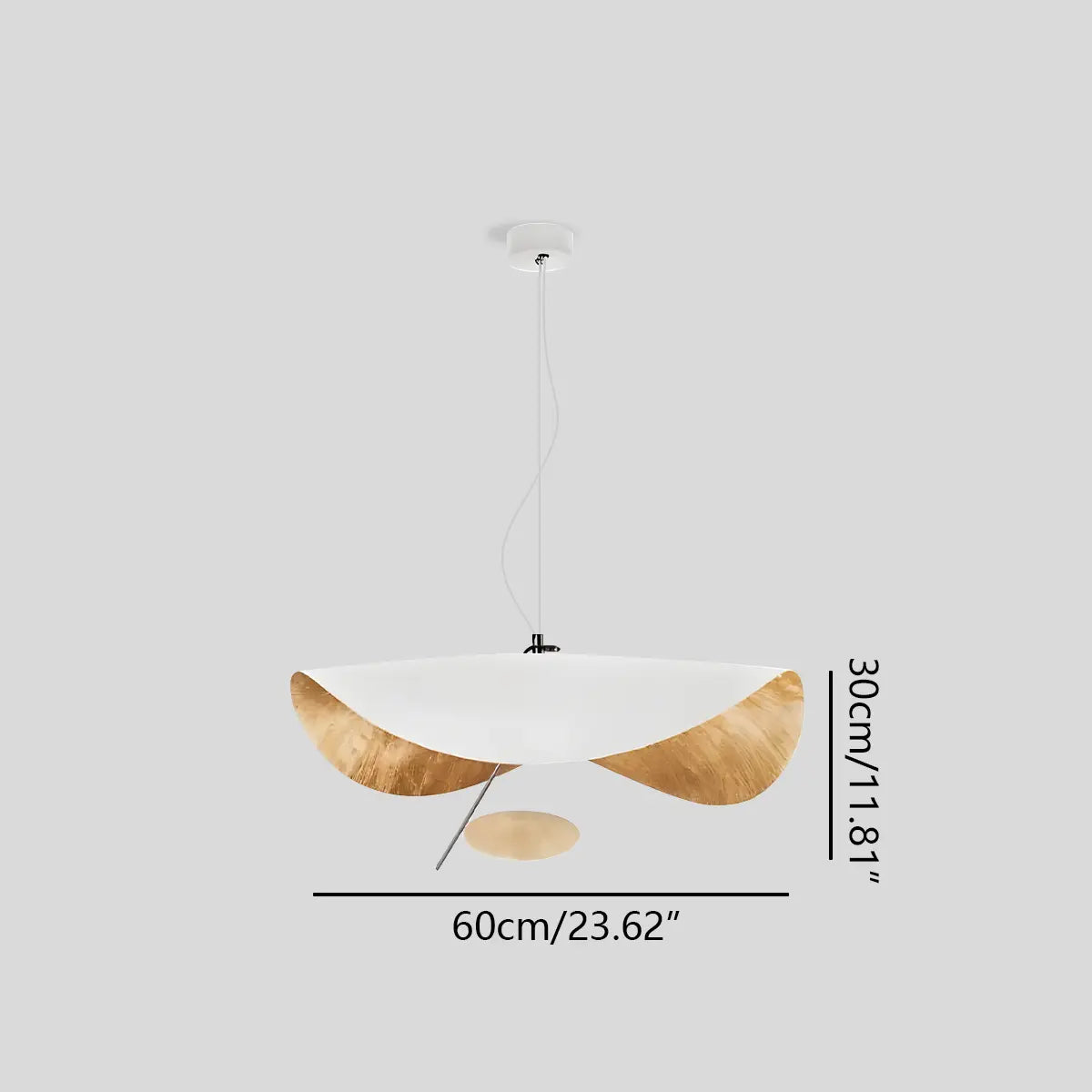 Feyran Modern Sculptural Leaf Pendant Light