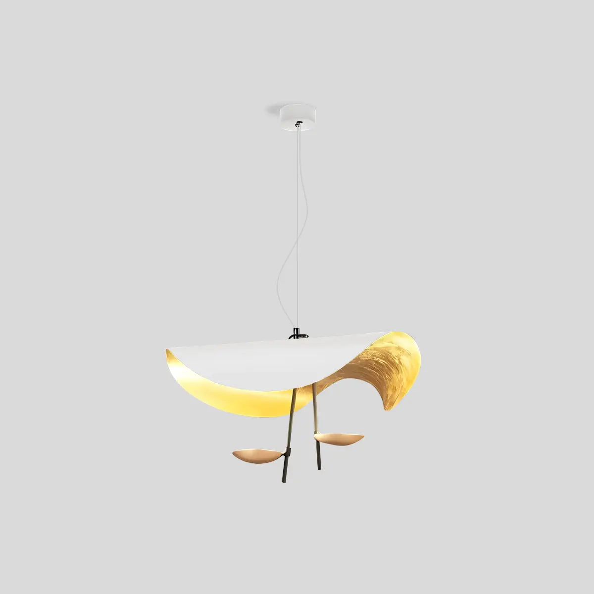 Feyran Modern Sculptural Leaf Pendant Light