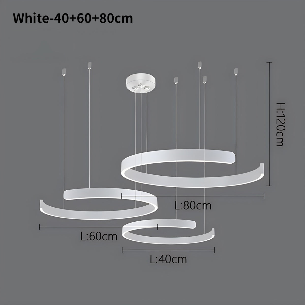 Feyran Modern Ring LED Chandelier for Living Room
