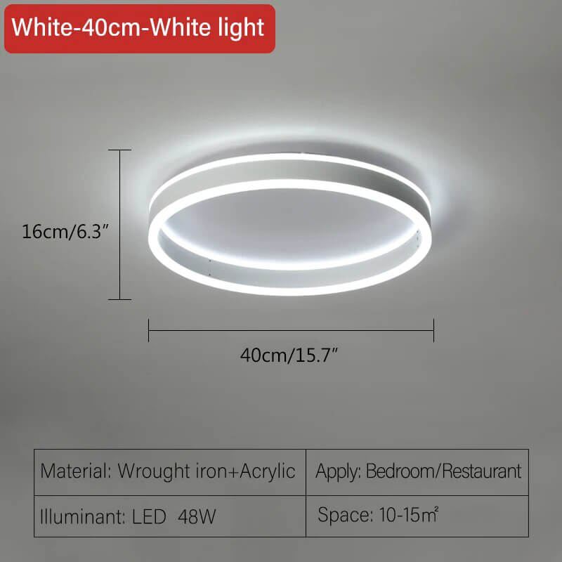 Feyran Simple Modern Round Ceiling Light