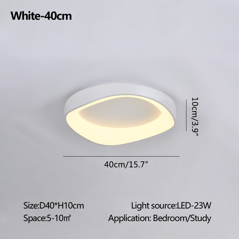 Feyran Nordic Acrylic Circle Ceiling Light for Bedroom