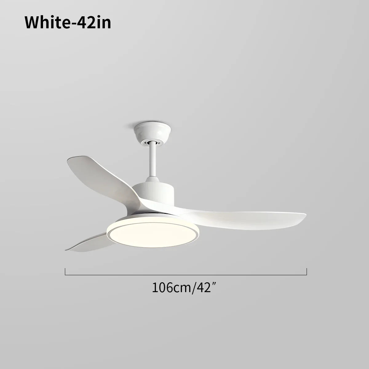 Feyran Modern 3 Blade Ceiling Fan with Light