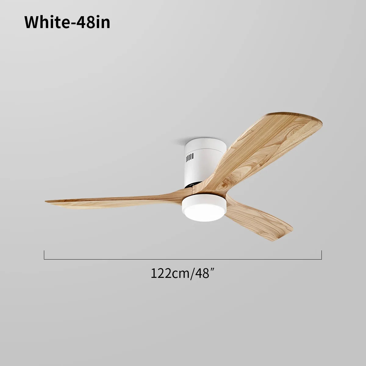 Feyran Mid-century Modern Hugger Ceiling Fan Lamp
