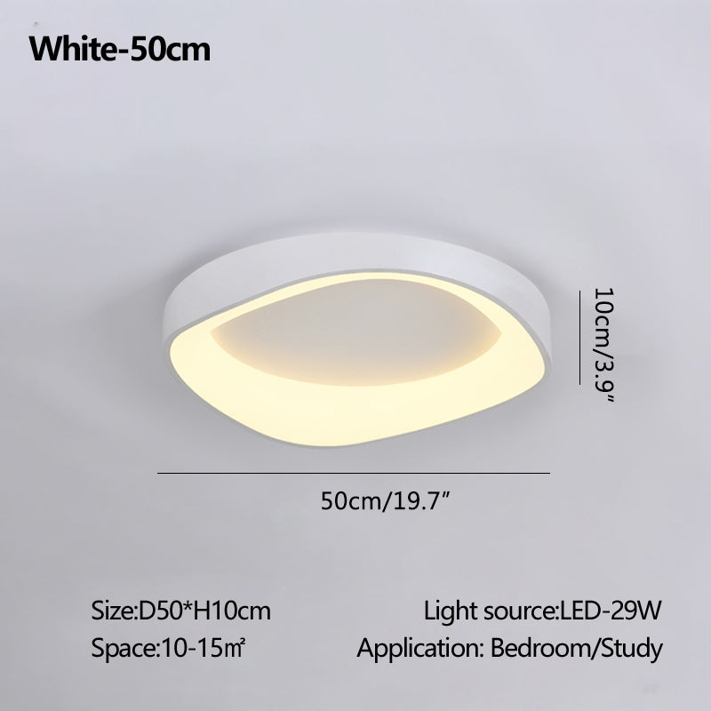 Feyran Nordic Acrylic Circle Ceiling Light for Bedroom