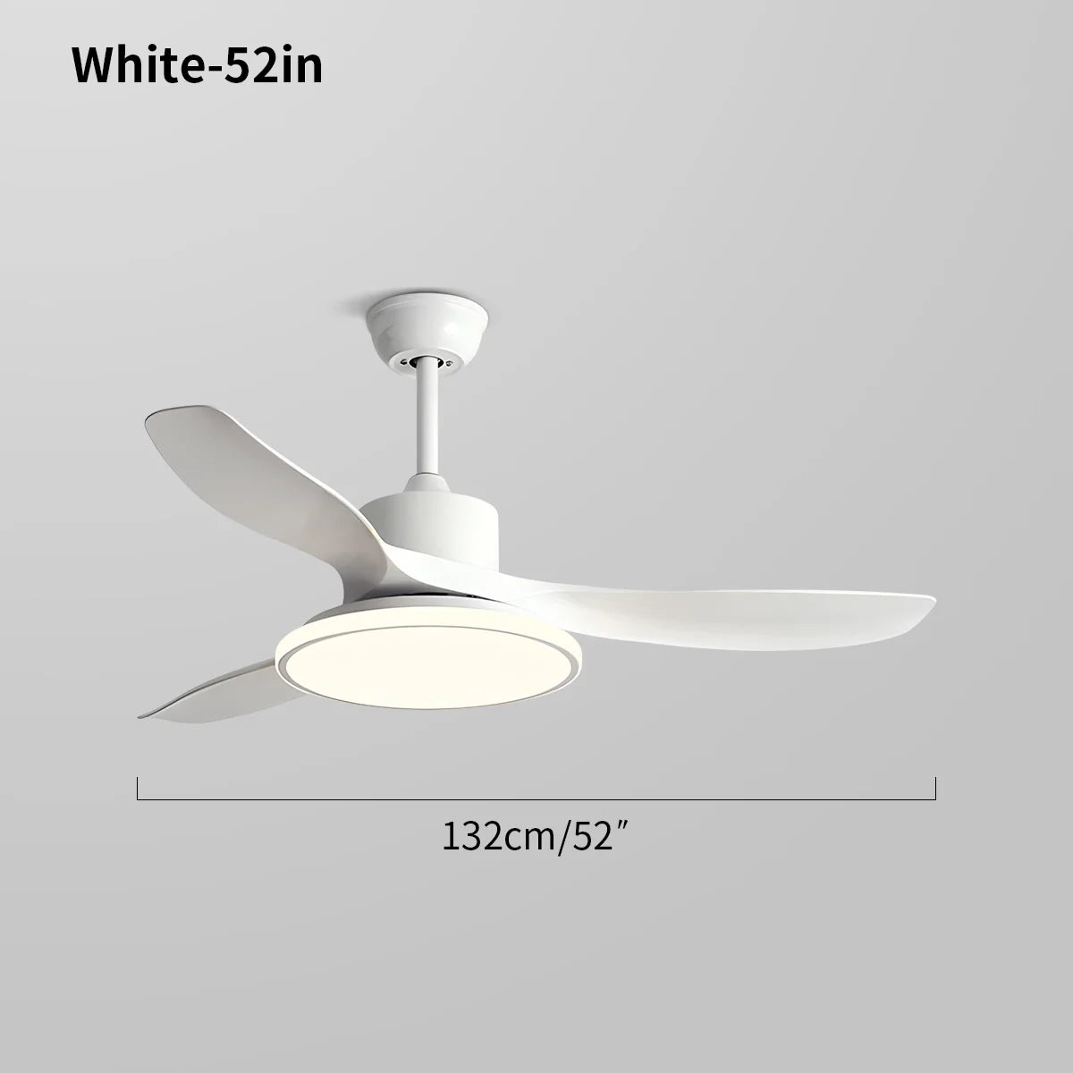 Feyran Modern 3 Blade Ceiling Fan with Light