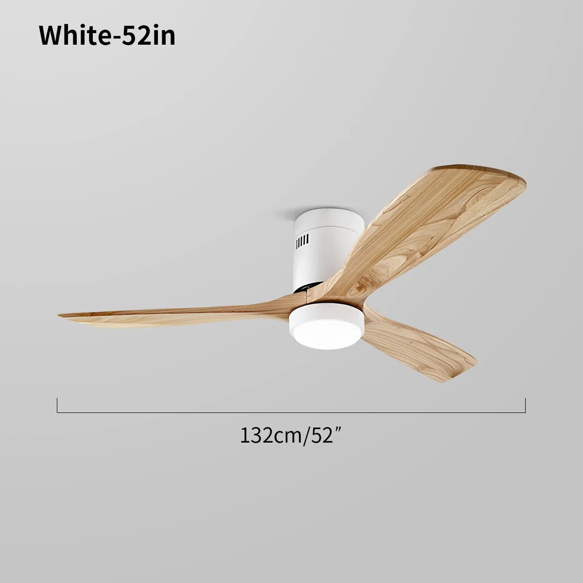 Feyran Mid-century Modern Hugger Ceiling Fan Lamp
