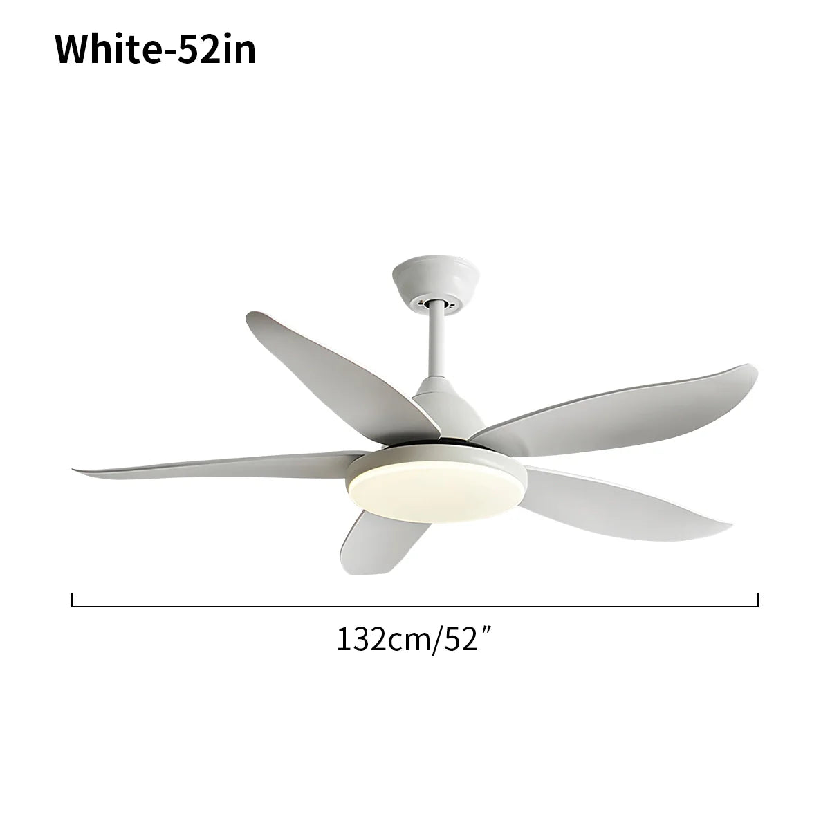 Feyran 5 Blade Contemporary Ceiling Fan Lamp