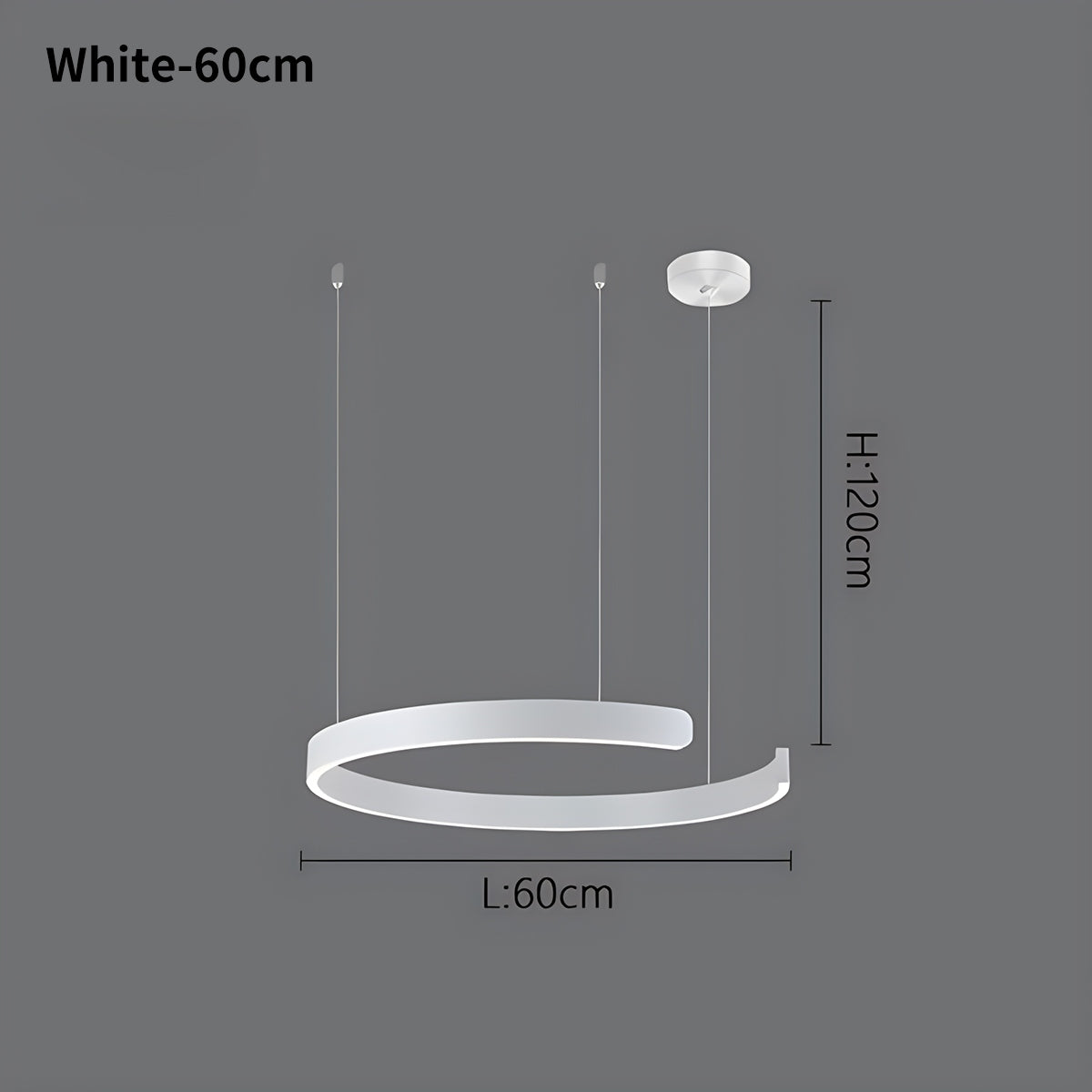 Feyran Modern Ring LED Chandelier for Living Room