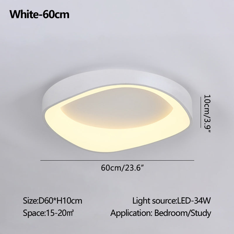 Feyran Nordic Acrylic Circle Ceiling Light for Bedroom