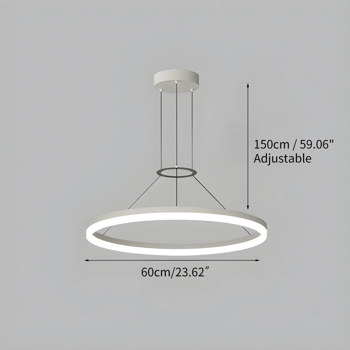 Feyran Circular Led Pendant Light for Living Room Kitchen