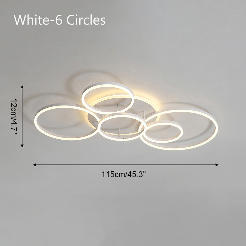 Feyran Circular LED Ceiling Light for Living Room