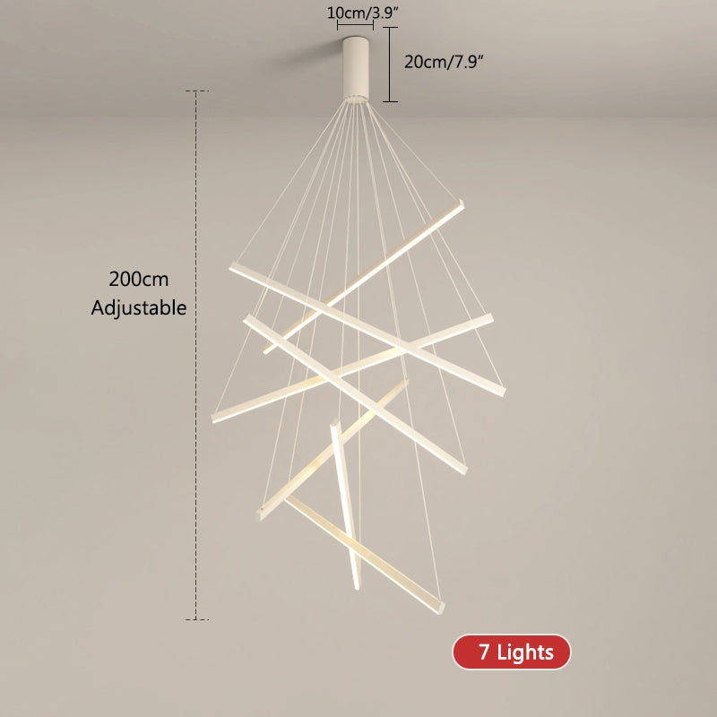Feyran Custom Multi Light Sticks LED Chandelier