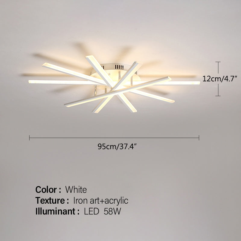 Feyran LED Strip Fan-Shaped Ceiling Lamp