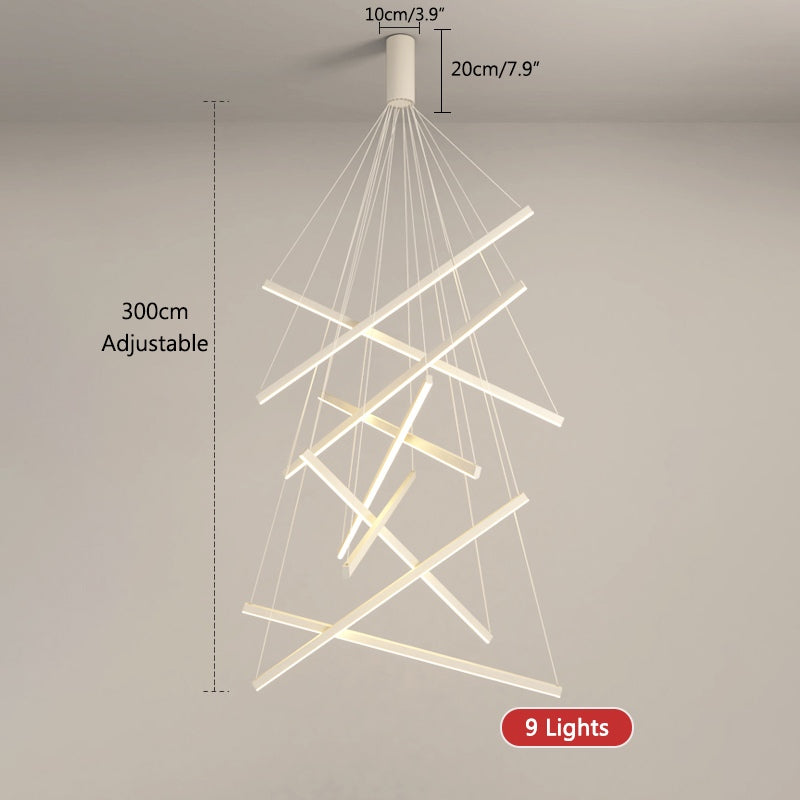 Feyran Custom Multi Light Sticks LED Chandelier