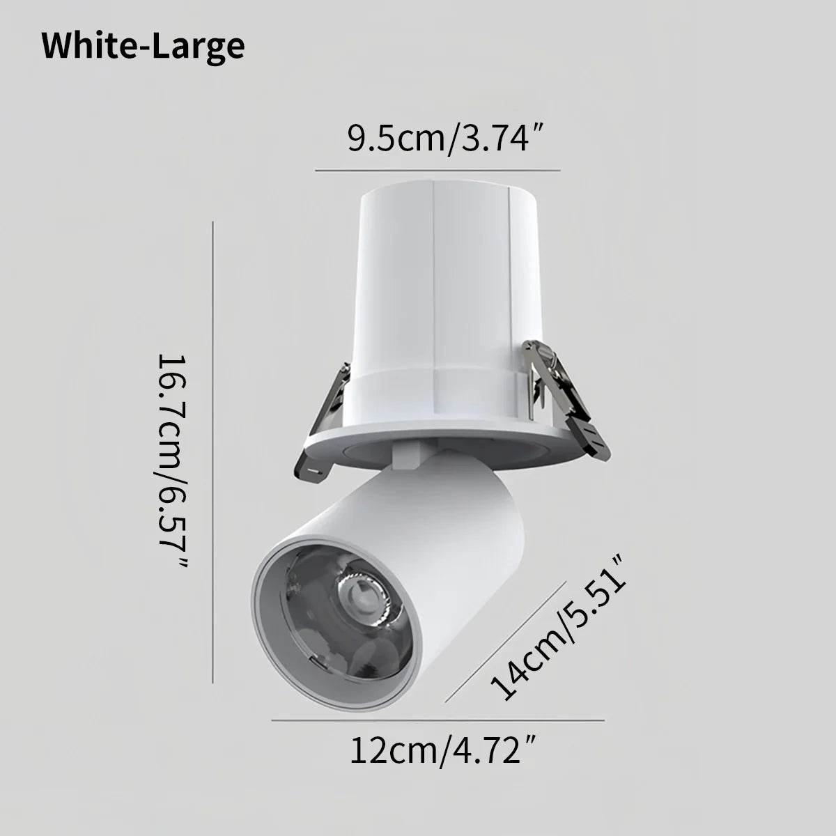 Feyran Adjustable Embedded Ceiling Spotlight