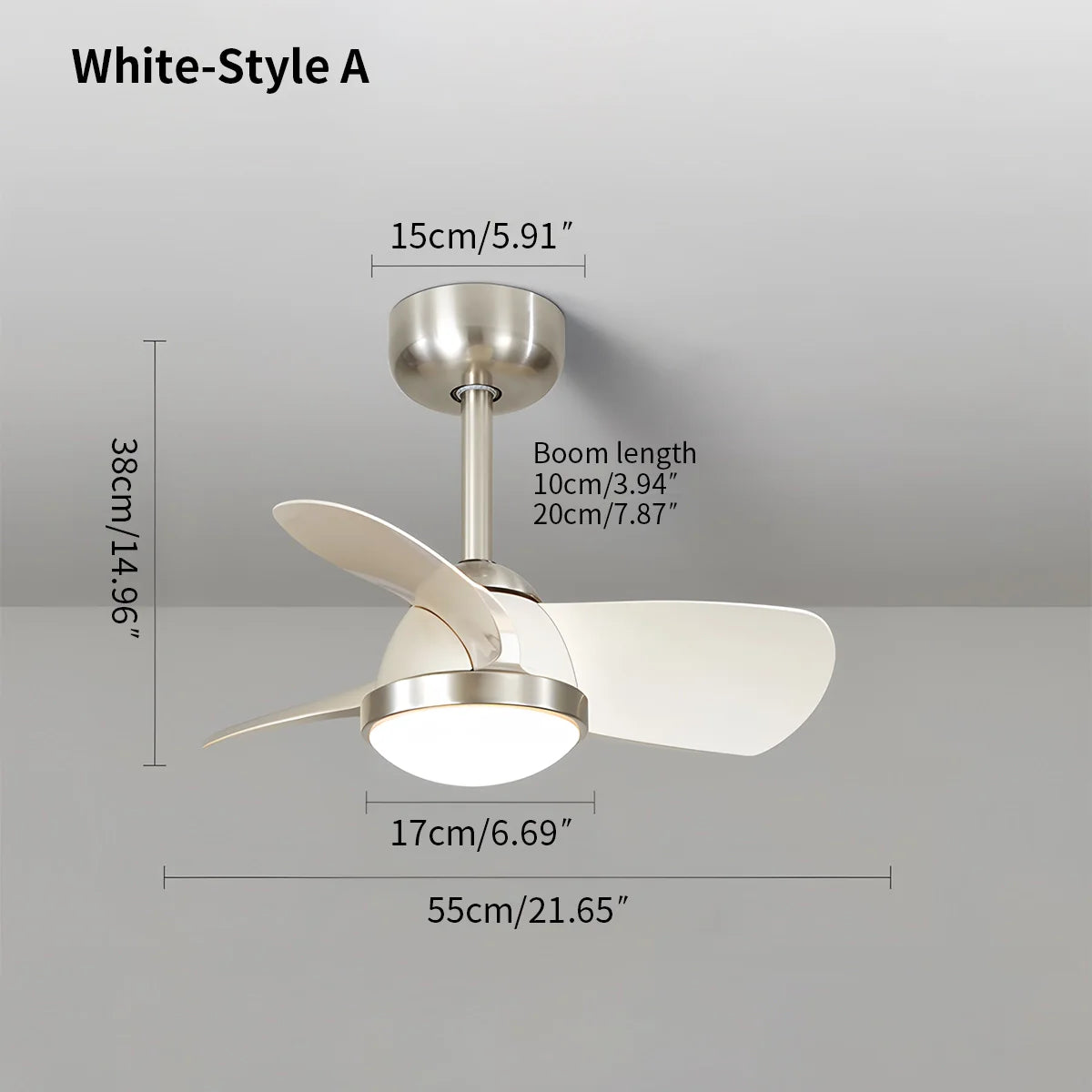Feyran Simple Ceiling Fan Light for Children's Room