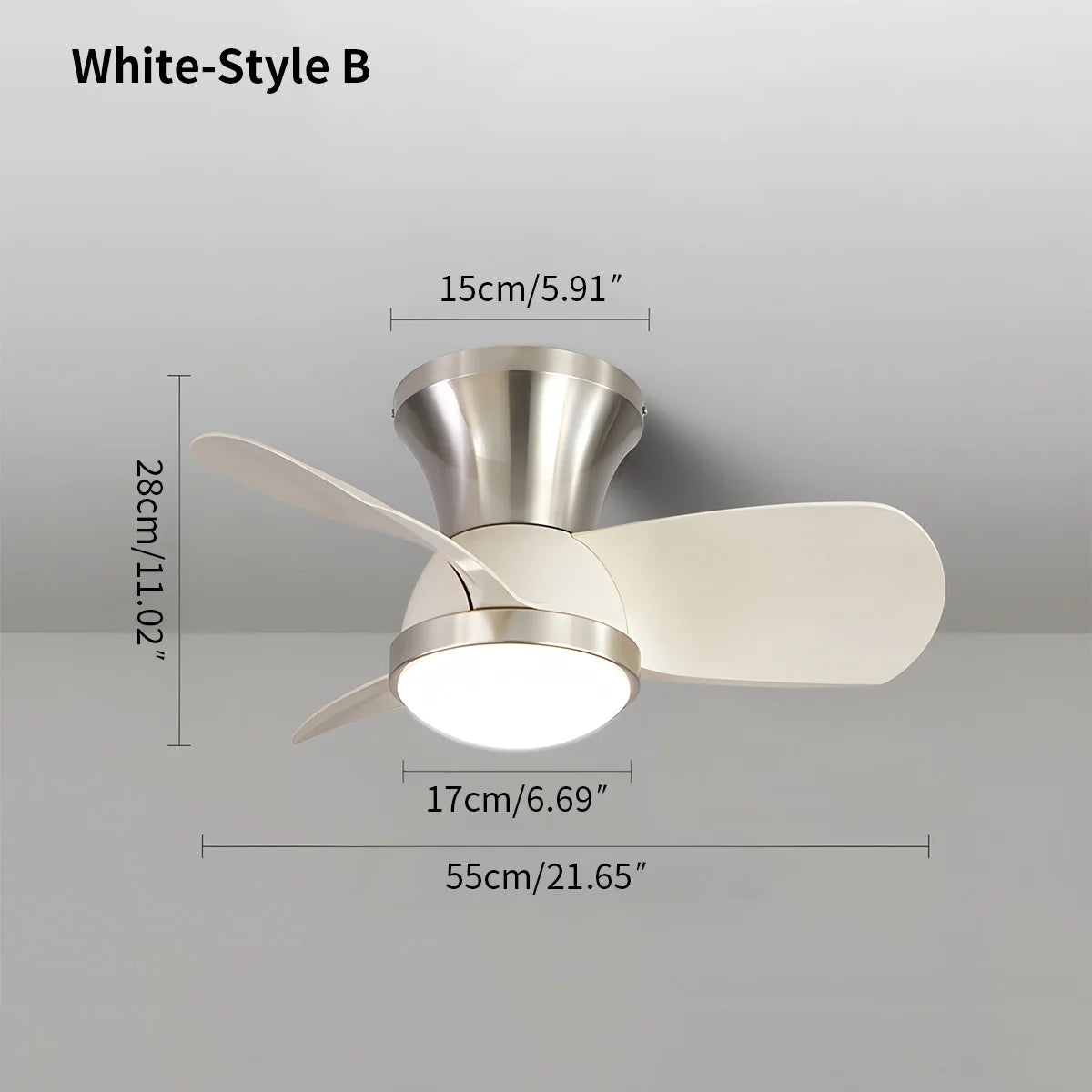 Feyran Simple Ceiling Fan Light for Children's Room