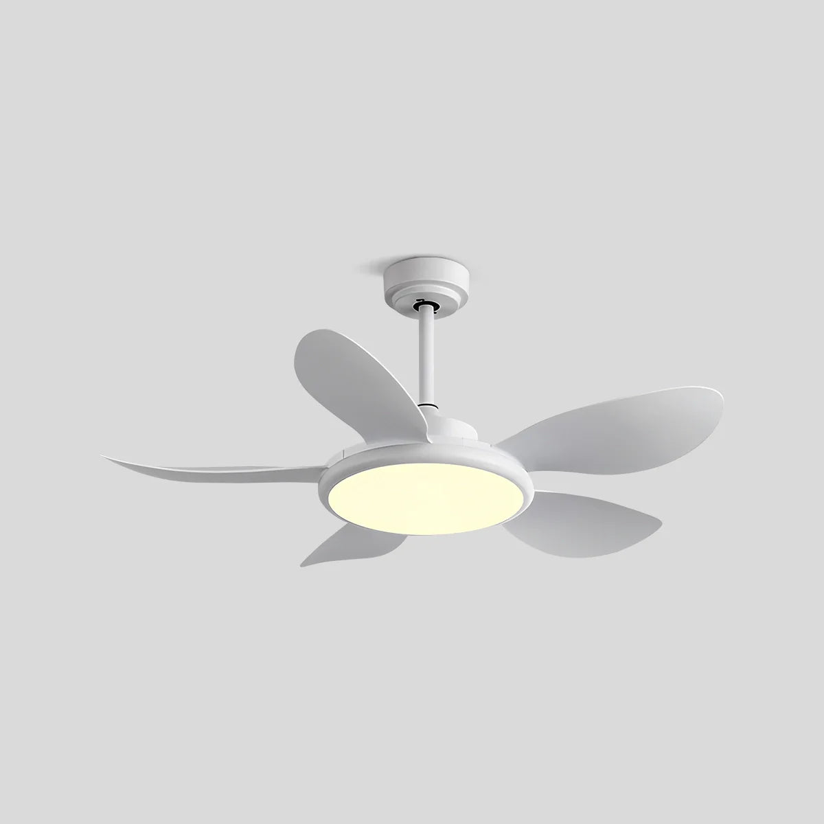 Feyran 5-Blade Wood Ceiling Fan with Light for Living Room