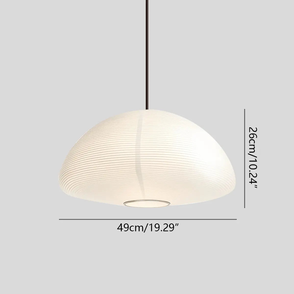 Feyran Hikari Paper Lantern Pendant Light for Bedroom