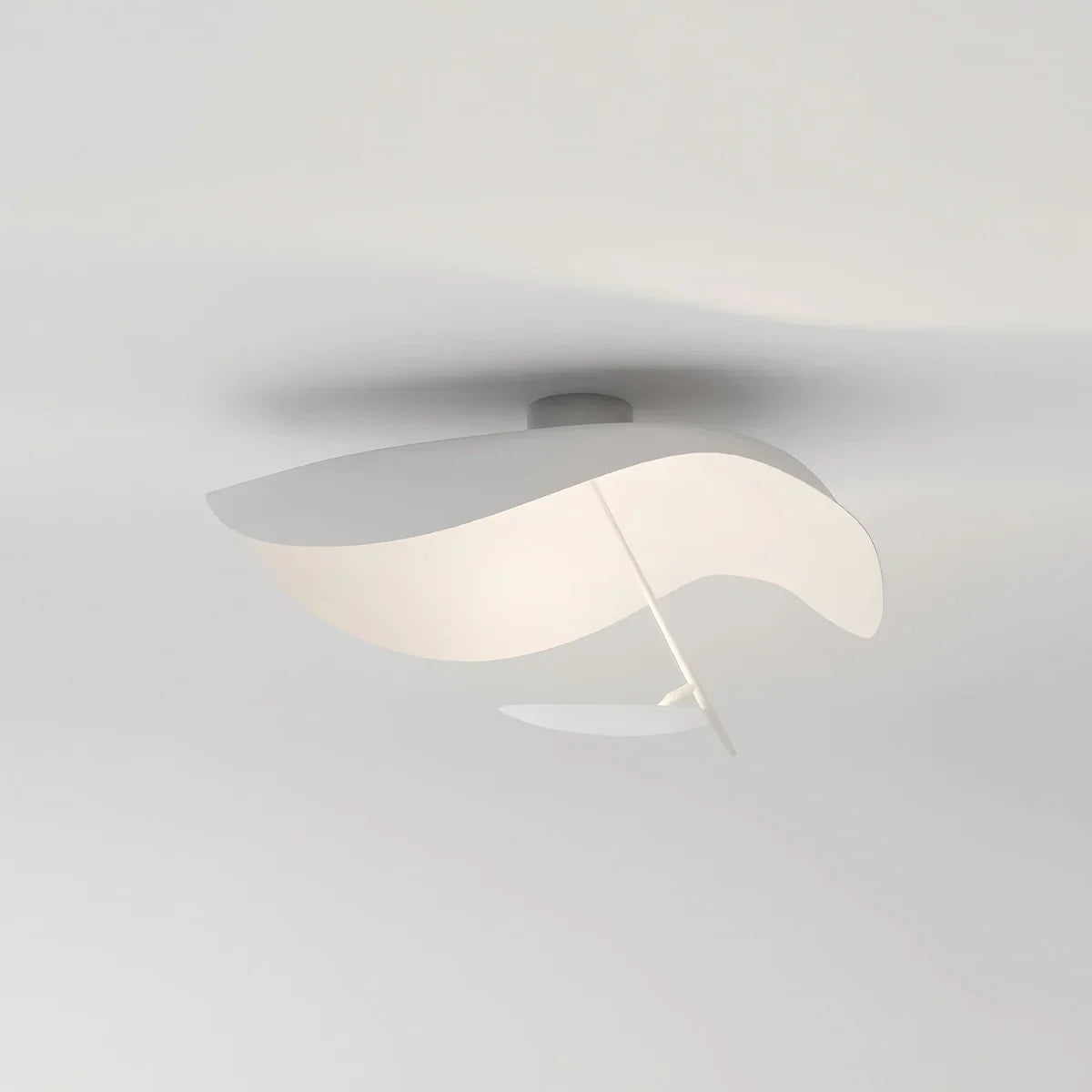 Feyran Sculptural Waveform Ceiling Light for Living Room