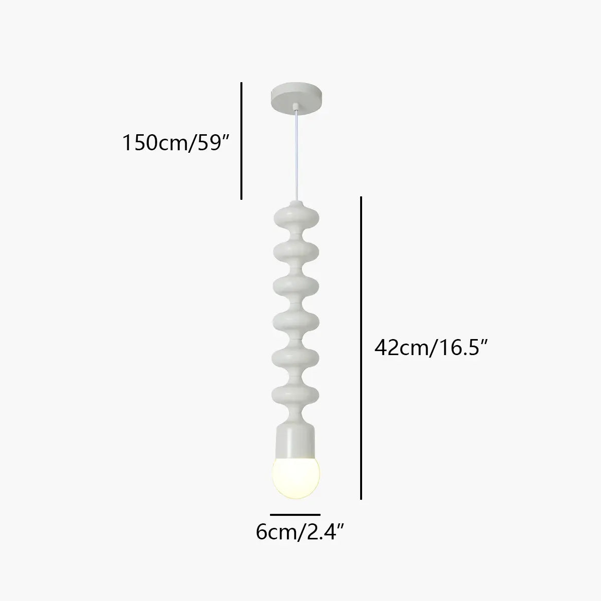 Feyran Bauhaus Bead Bedside Pendant Light