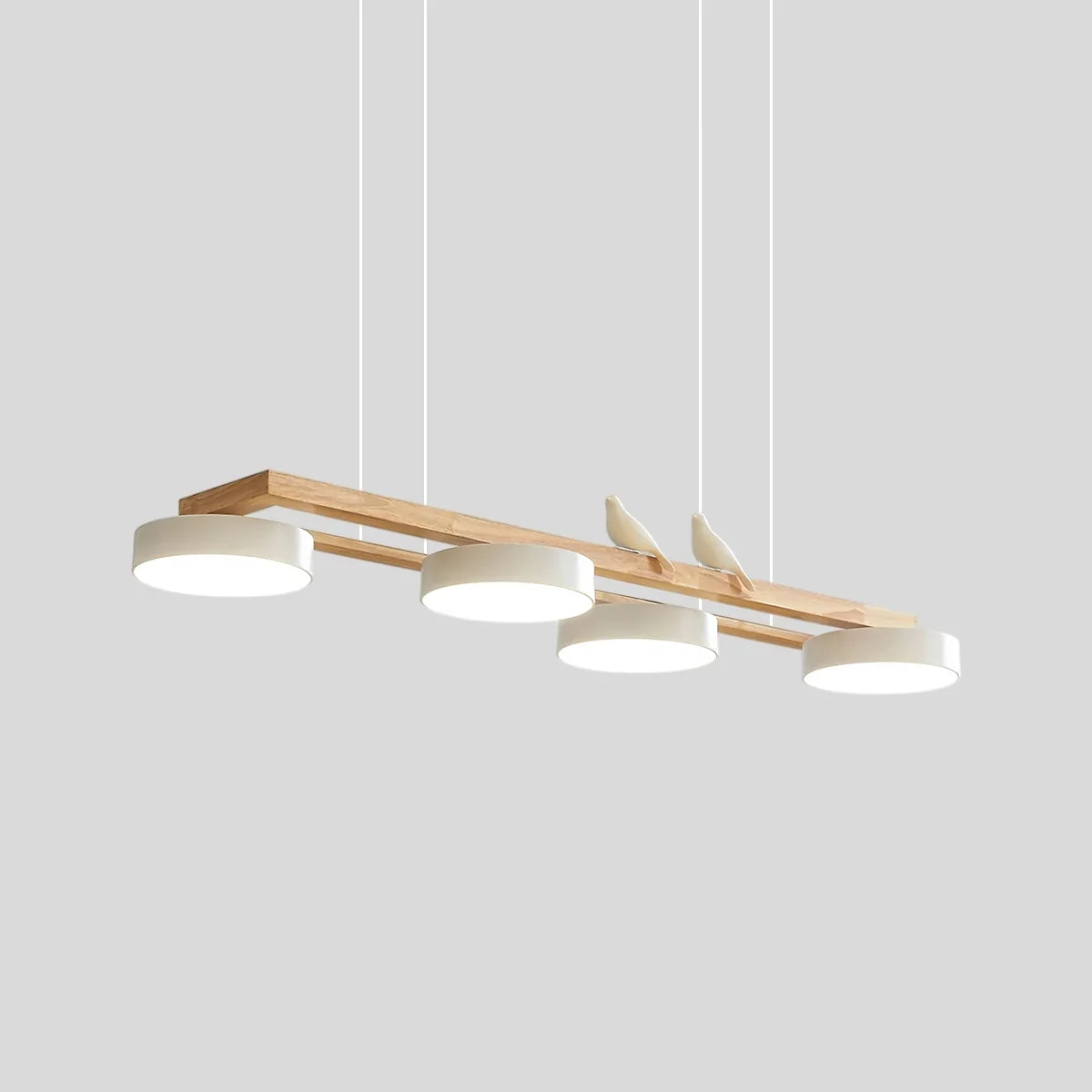 Feyran Sienna Bird Long Chandelier for Dining Room