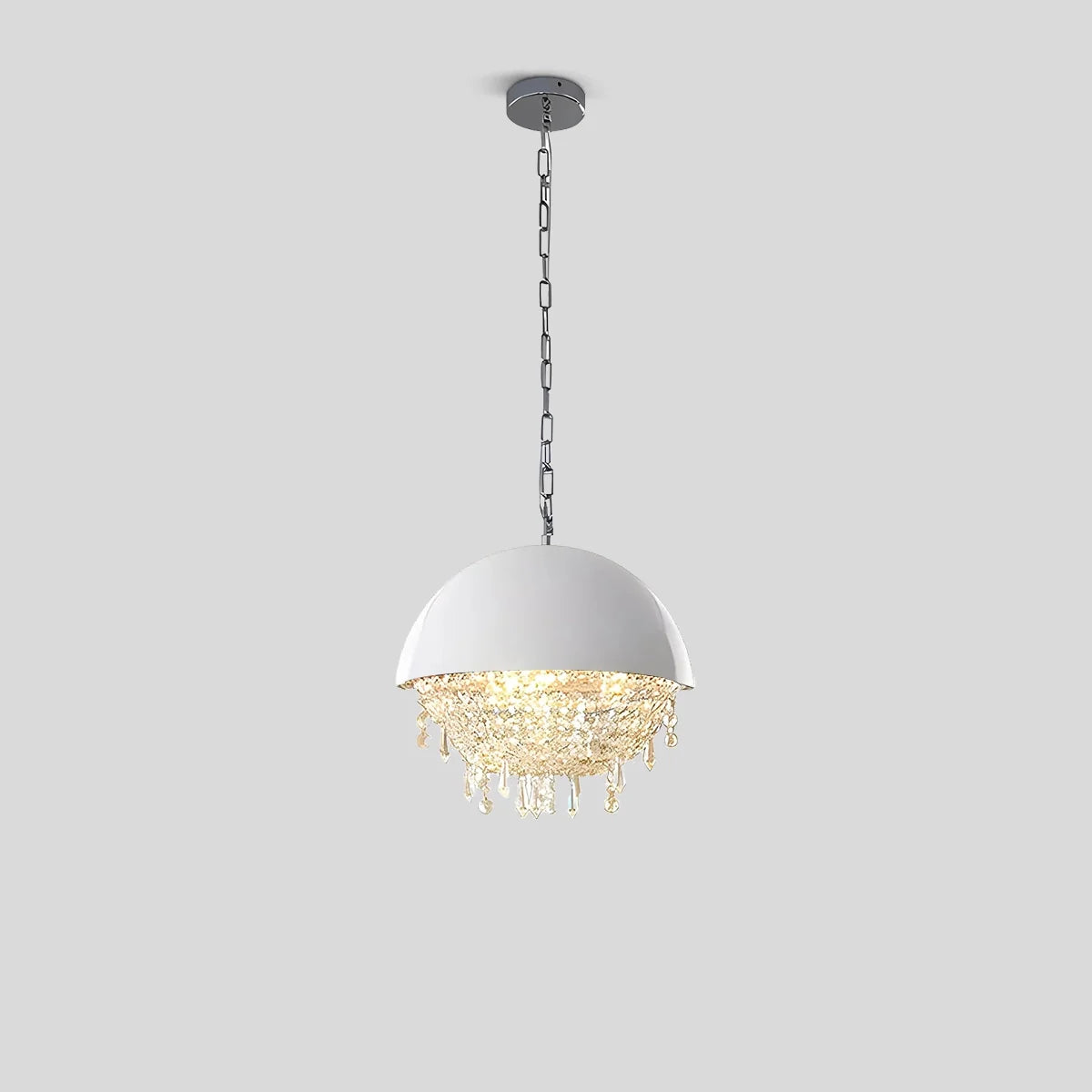 Feyran Spherical Crystal Chandelier Globe Pendant Light