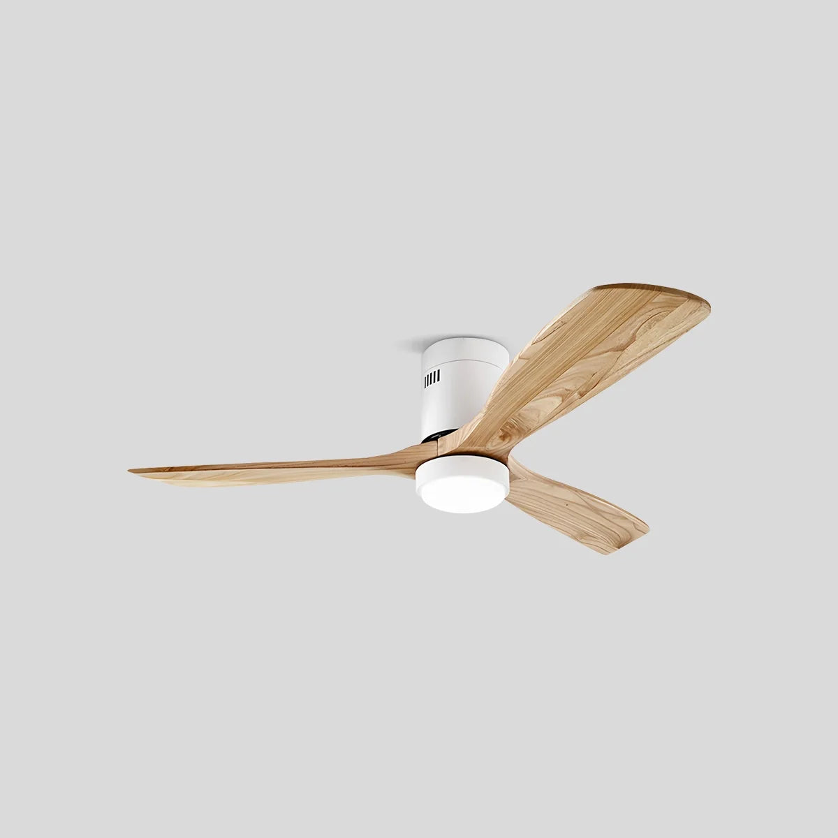 Feyran Mid-century Modern Hugger Ceiling Fan Lamp