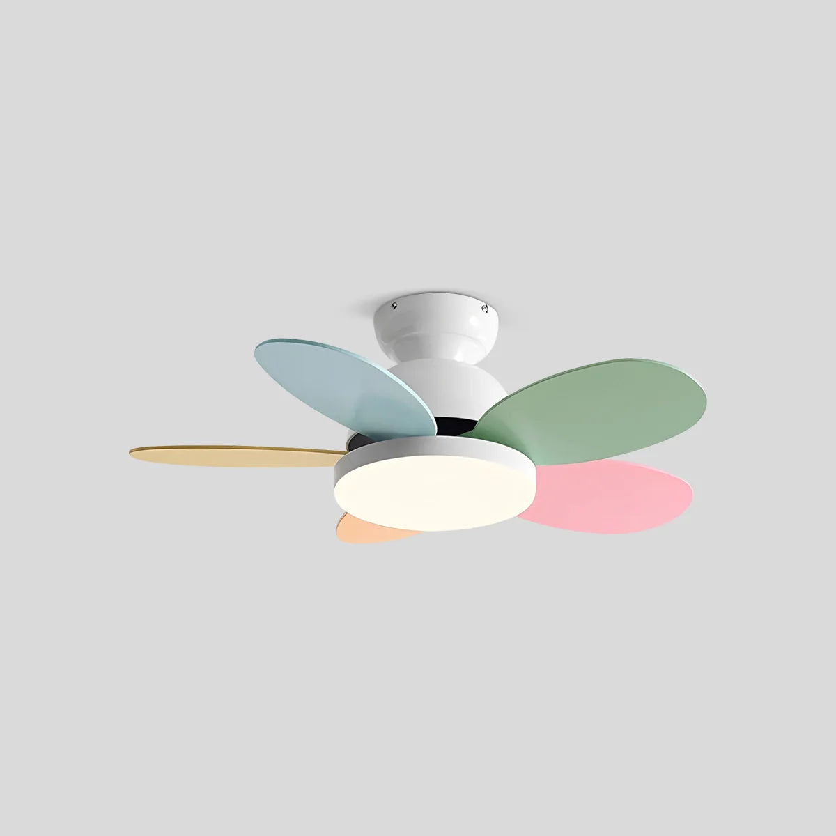 Feyran Scandi Wood Ceiling Fan Lamp for Children’s Room