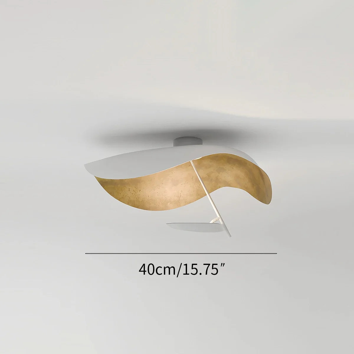 Feyran Sculptural Waveform Ceiling Light for Living Room