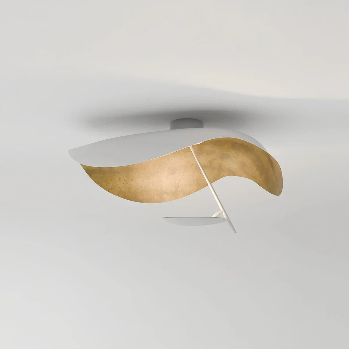 Feyran Sculptural Waveform Ceiling Light for Living Room
