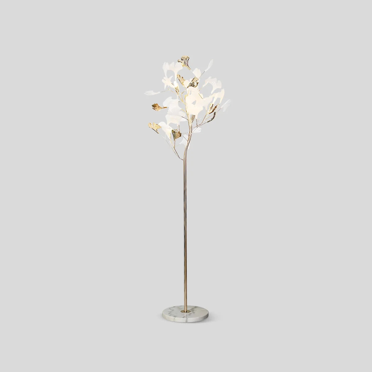 Feyran Ginkgo Leaf Floor Lamp for Living Room