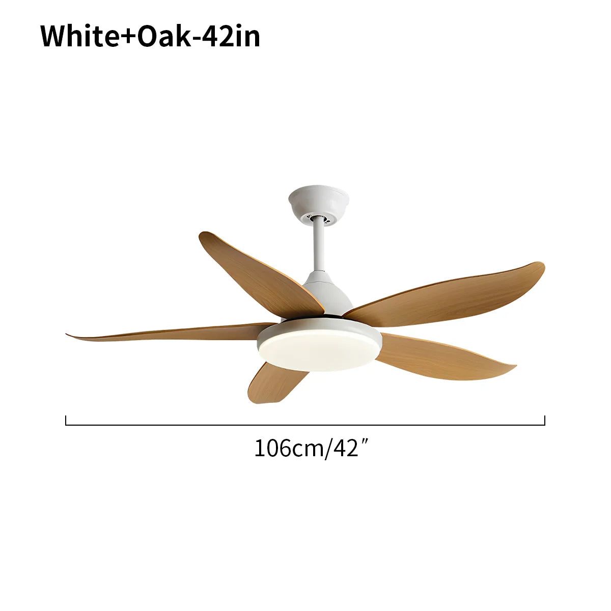 Feyran 5 Blade Contemporary Ceiling Fan Lamp