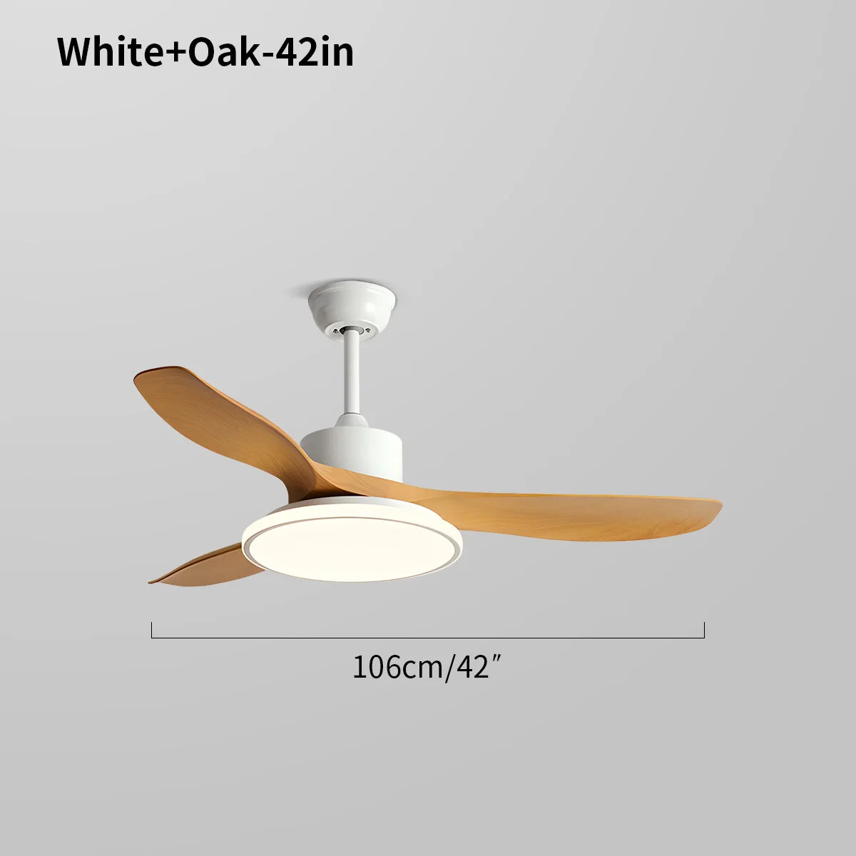 Feyran Modern 3 Blade Ceiling Fan with Light