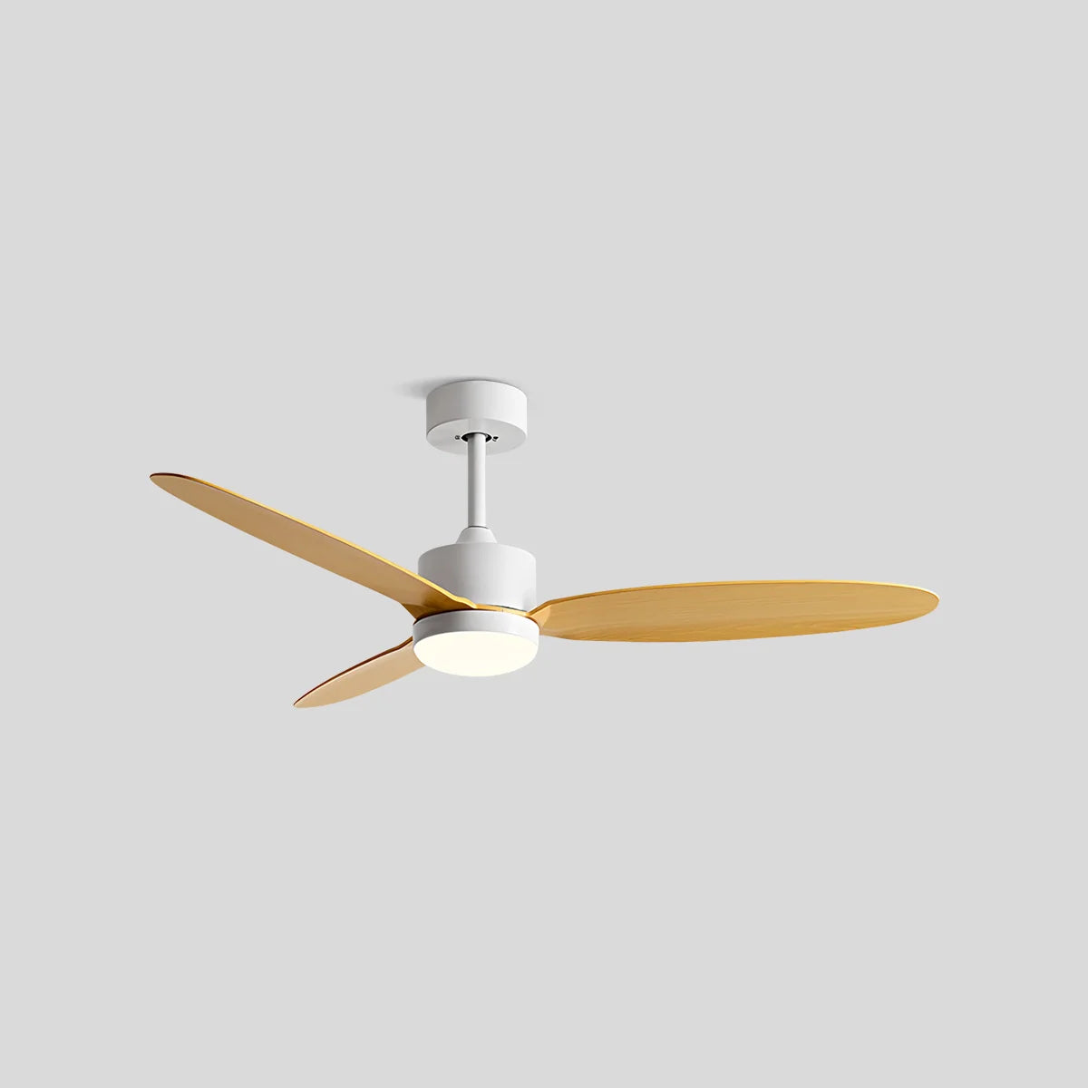 Feyran 3-Blade Ceiling Fan With Light for Bedroom