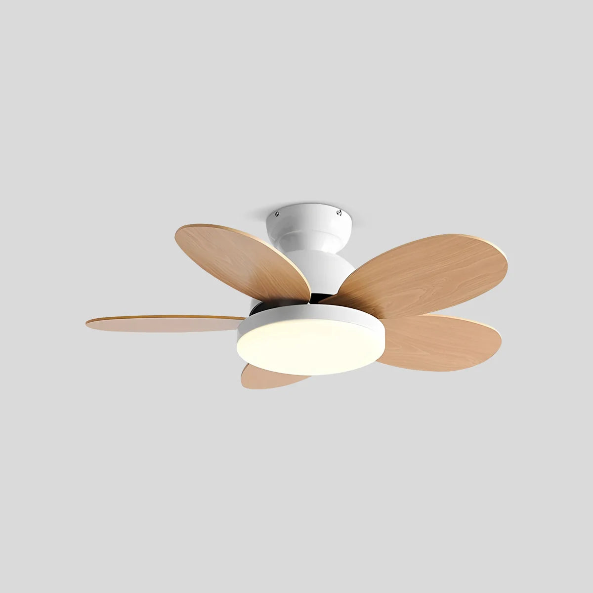 Feyran Scandi Wood Ceiling Fan Lamp for Children’s Room
