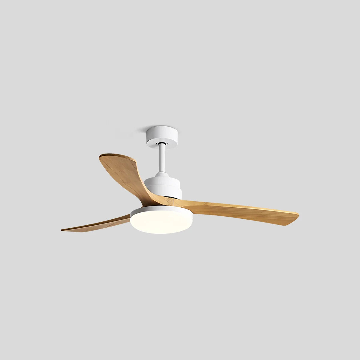 Feyran High Wind Solid Wood Ceiling Fan Light