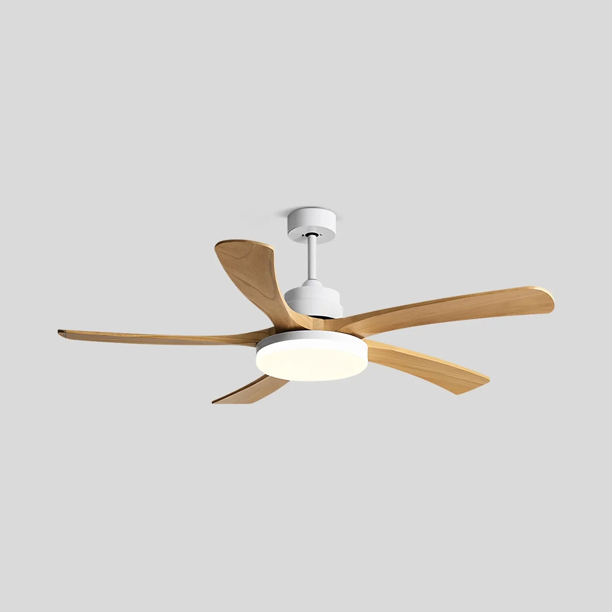 Feyran High Wind Solid Wood Ceiling Fan Light
