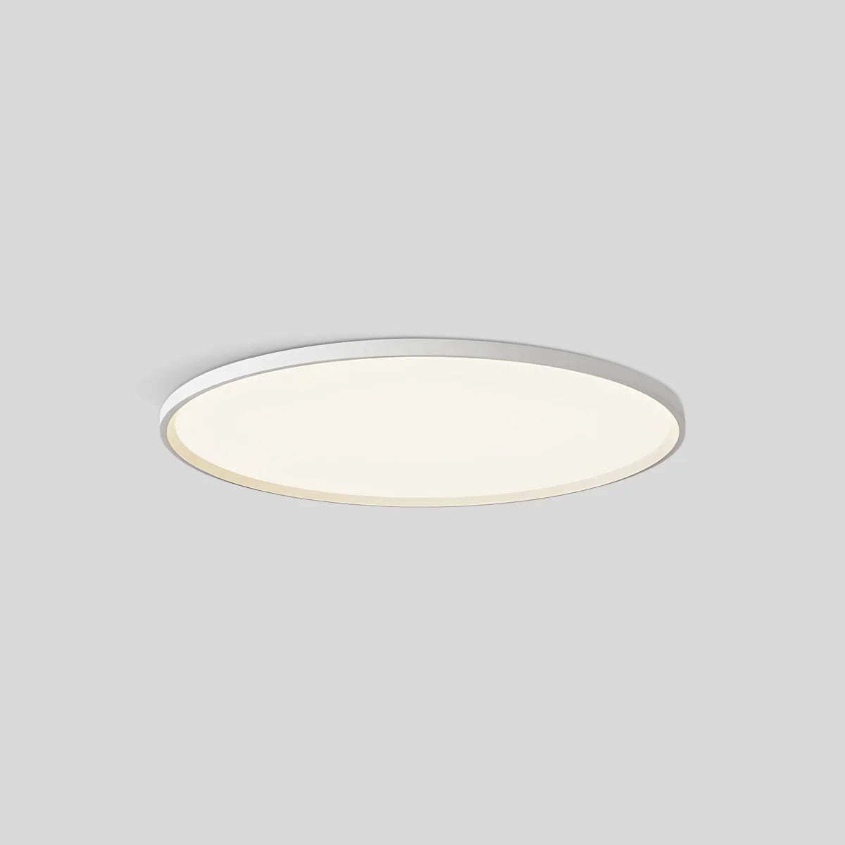 Feyran Flat Round Flush Mount Ceiling Light for Bedroom