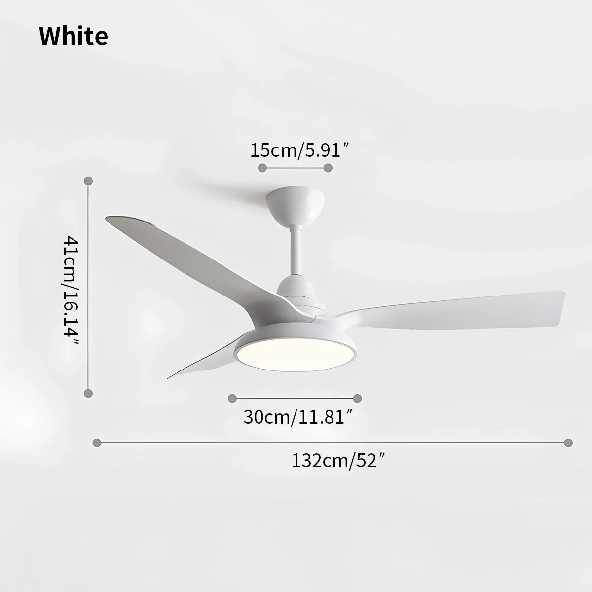 Feyran American Retro Ceiling Fan With Light