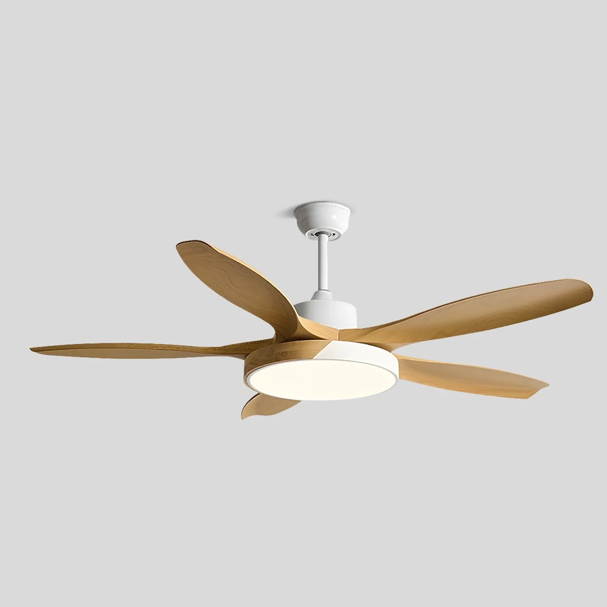 Feyran Nordic Living Room Ceiling Fan with Light