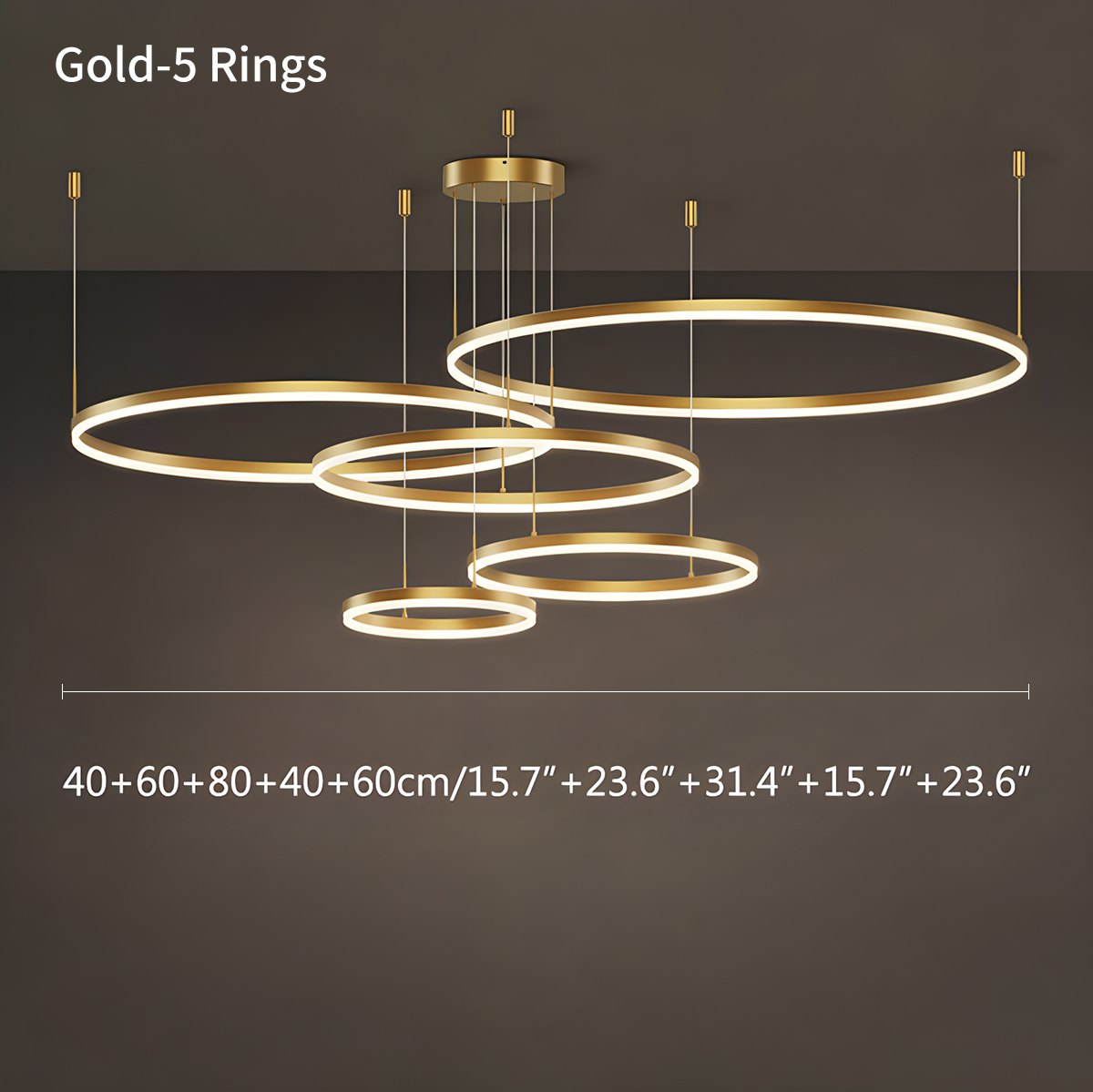 Feyran Modern Wireless Ring Chandelier Ceiling Lamp