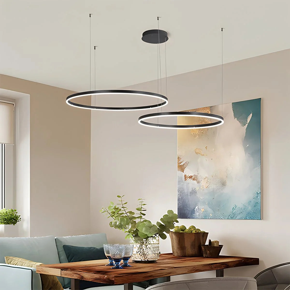 Feyran Modern Wireless Ring Chandelier Ceiling Lamp