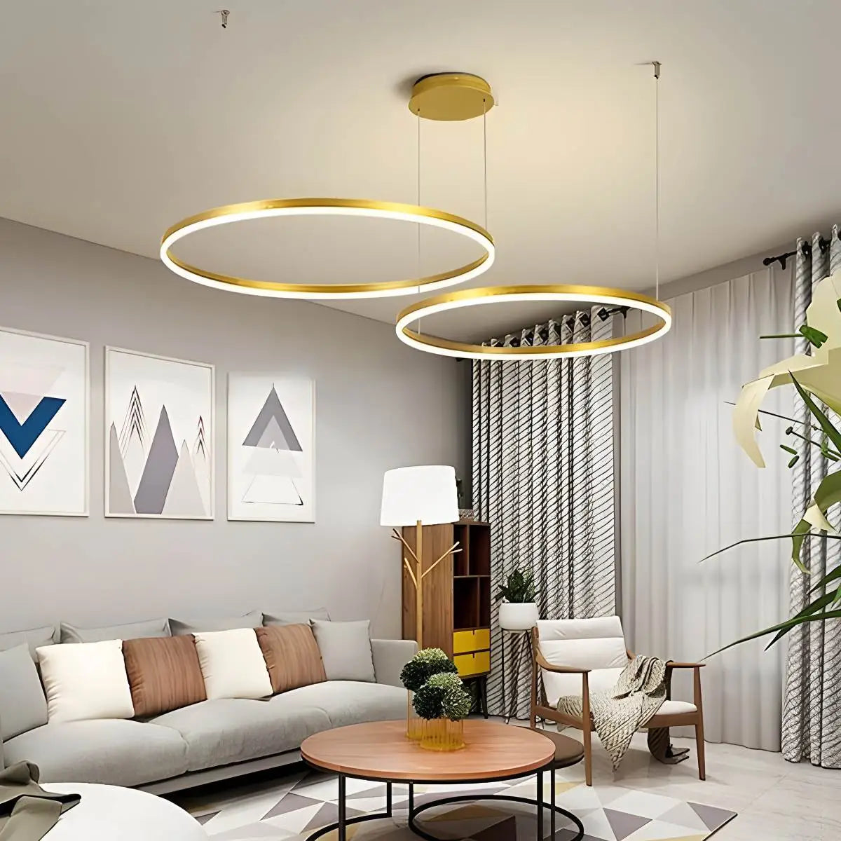 Feyran Modern Wireless Ring Chandelier Ceiling Lamp
