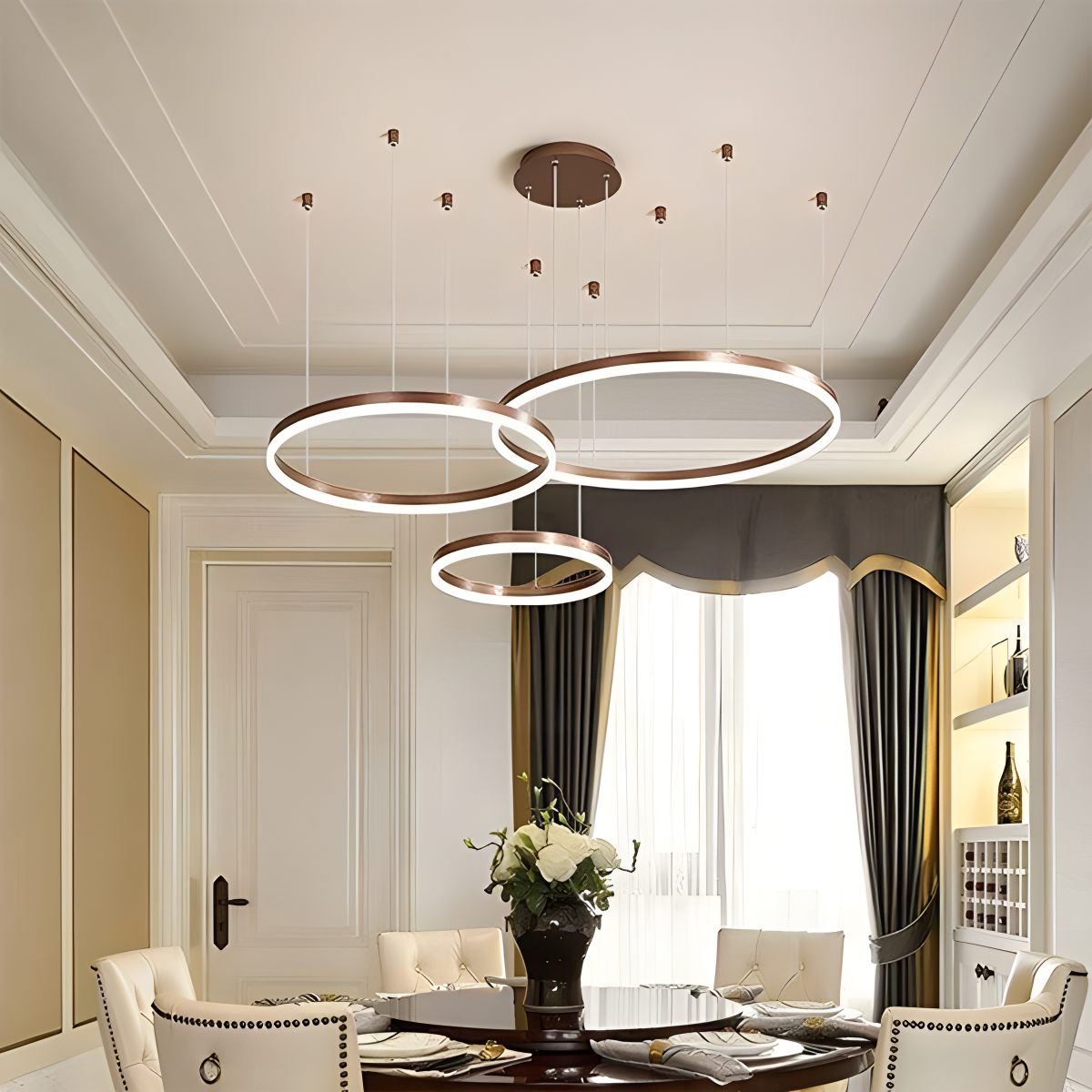 Feyran Modern Wireless Ring Chandelier Ceiling Lamp