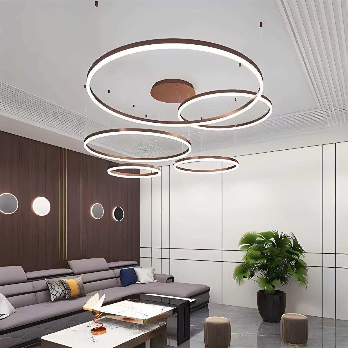 Feyran Modern Wireless Ring Chandelier Ceiling Lamp