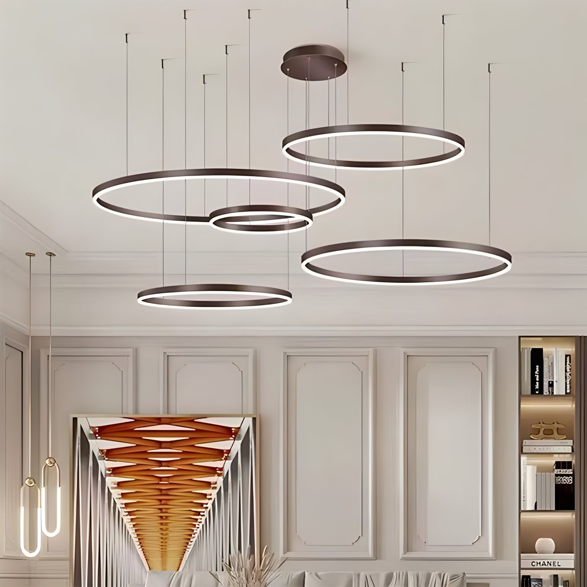Feyran Modern Wireless Ring Chandelier Ceiling Lamp